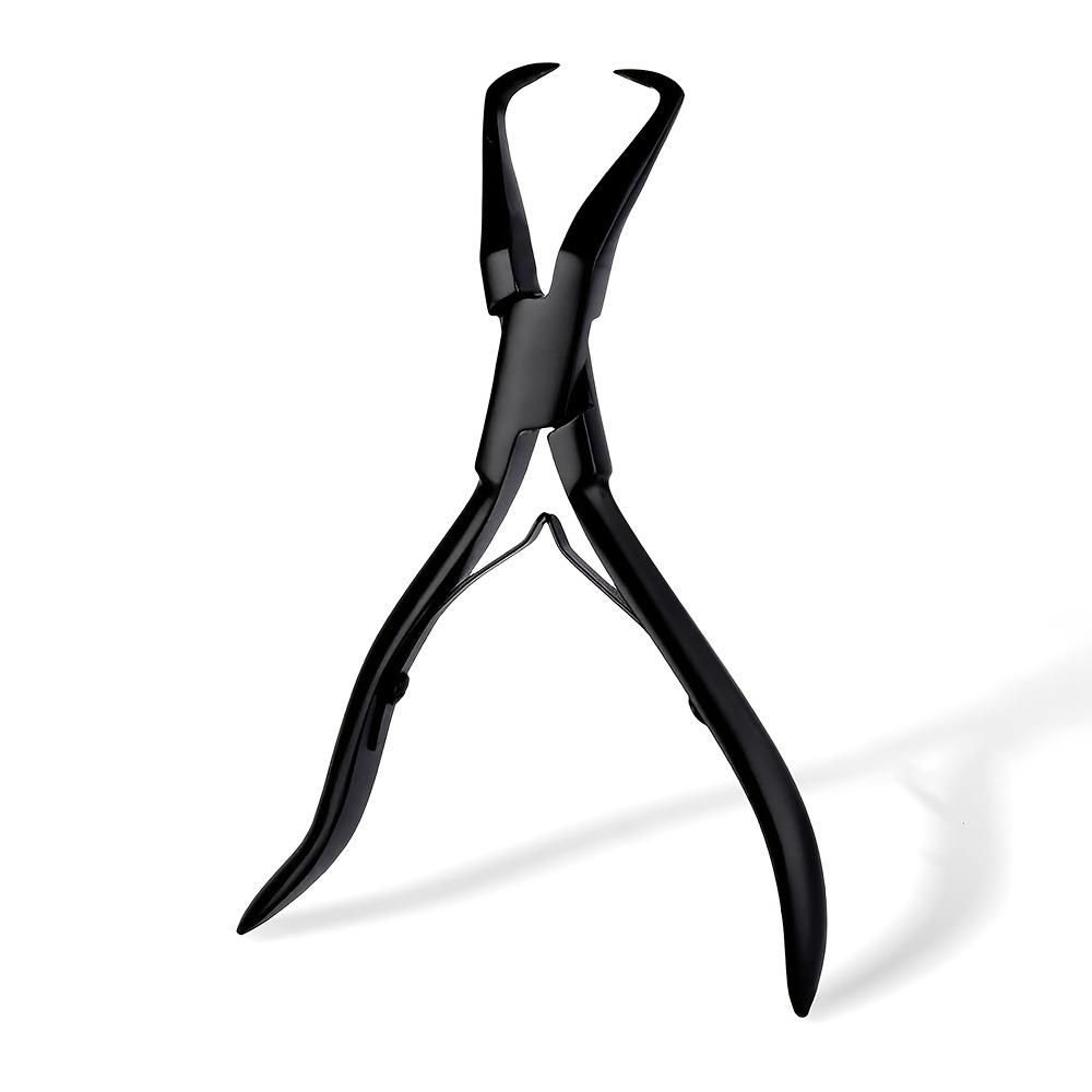 Anti-slip Stainless Steel Pliers Microlink Bead Remover Clamp  for Opening Micro Ring Beads