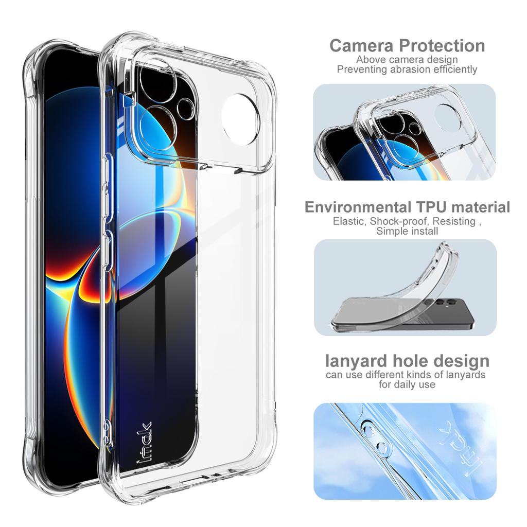 Redmi K90 Max 5G Phone Case IMAK Shock-resistant Soft Case