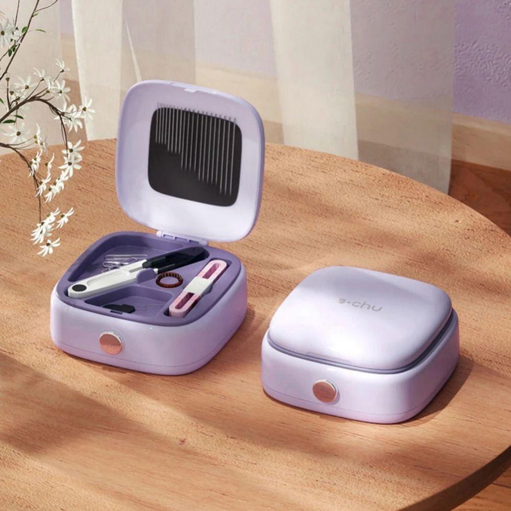 Portable Mini Sewing Box Set Magnetic Sewing Supplies Organizer Durable Hand Sewing Tool Kit  Women