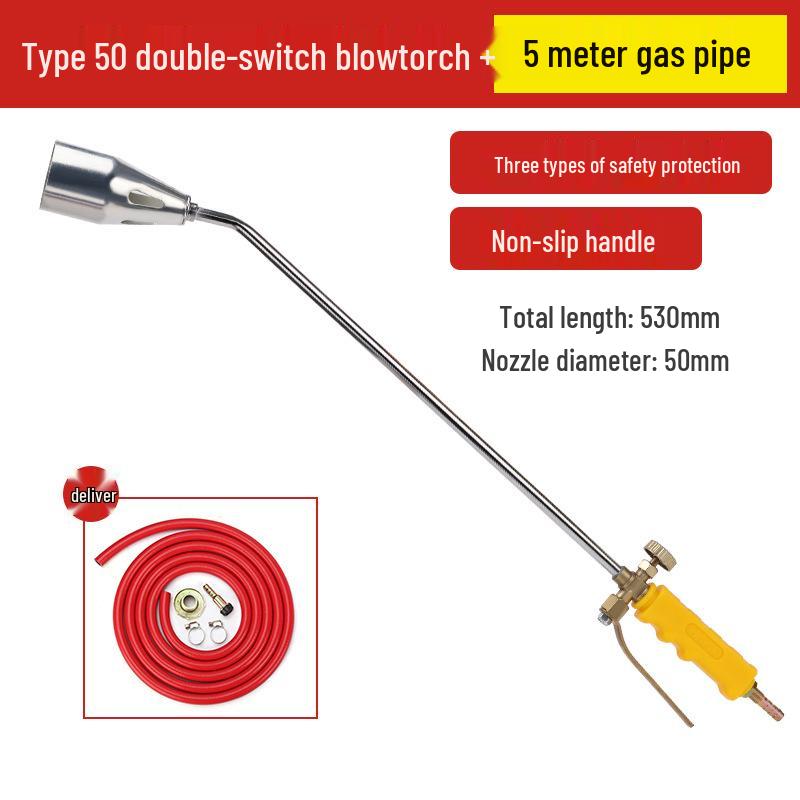 Portable Liquefied Gas Blowtorch for Household Use - Ideal for Singeing Pig Hair and Fire Starting