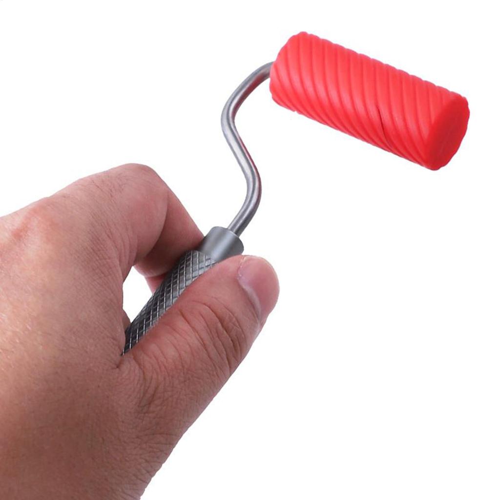 Wood Glue Roller Handheld Glue Roller with Tray Portable Hand Tool Convenient Filling Brush Spreader Woodworking Gluing Kit