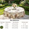 Kitchen Dining Table Protection Thickened Cotton Fabric Round Table Cloth