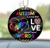 Acrylic Playful Car Decor Quirky Cartoon Hanging Ornament Versatile Bag And Home Use