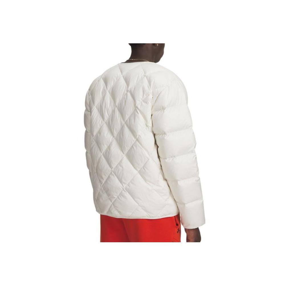Under Armour Solid Color Zip Neck Round Collar Down Jacket Men Jackets 6001673-110