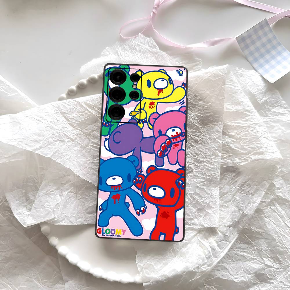 Cartoon G-gloomys Bear Phone Case For Samsung S 24 Fe 25 Ultra Plus 20 Lite 21 30 22 23 24 22 Ultra 5G Fundas
