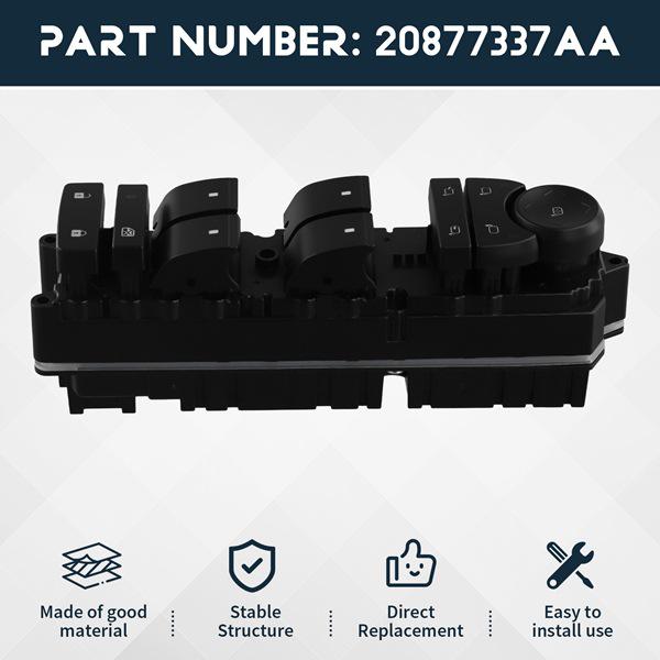 20877337AA Is the Driver's Side Power Window Switch for a Cadillac GMC Made On July 14, 2007.