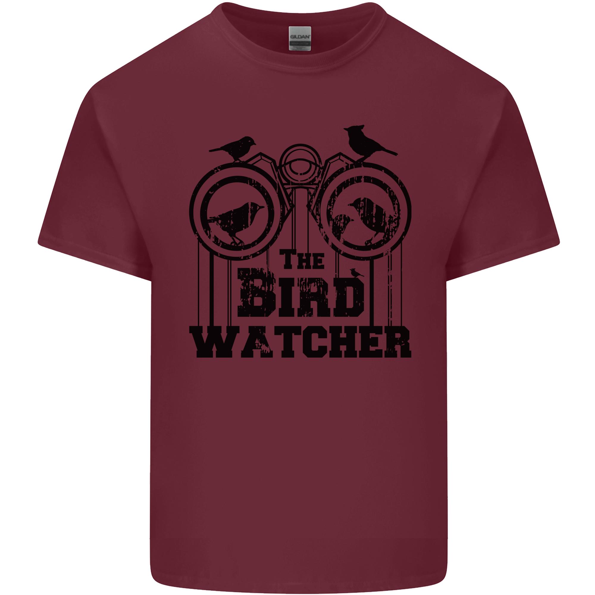 The Bird Watcher Watching Funny Unisexs Light Cotton TShirt S