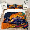 3pcs Racing Speed Bedding Cover Set, Fashion Classic Popular Print Bedding Set, Soft Comfortable, All - Season Use, For Bedroom, Guest Room157