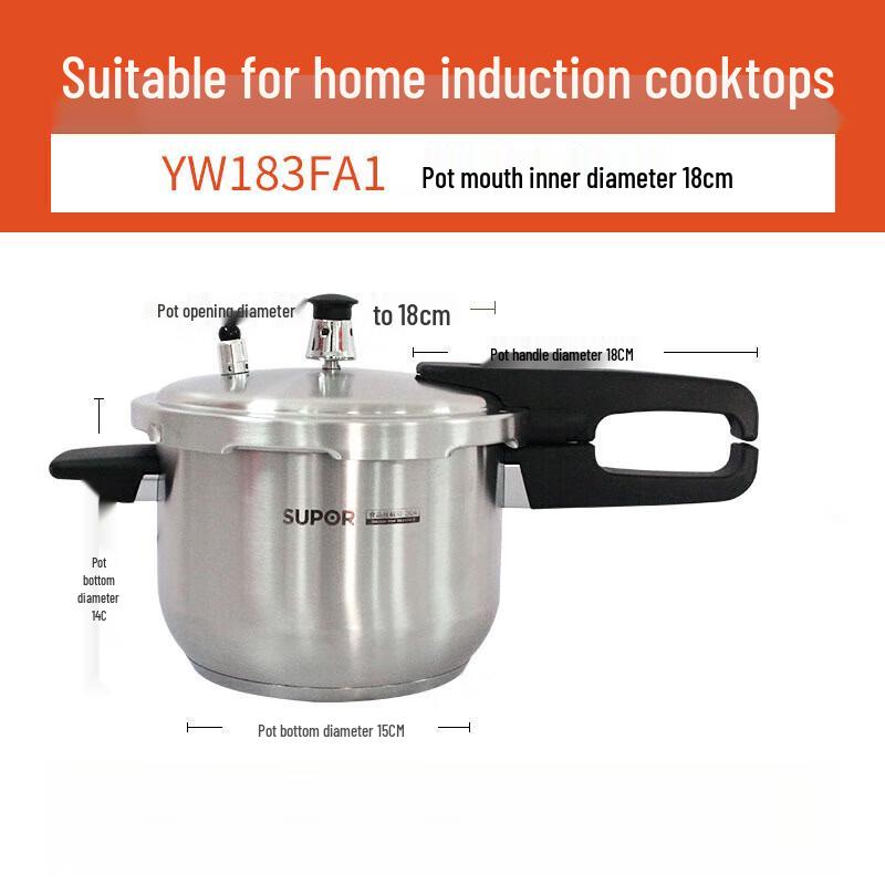 Supor 304 Stainless Steel Pressure Cooker