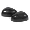 Pair Rearview Wing Mirror Cover Carbon Fiber Sticker Trim Fit for Smart Fortwo 2009‑2014