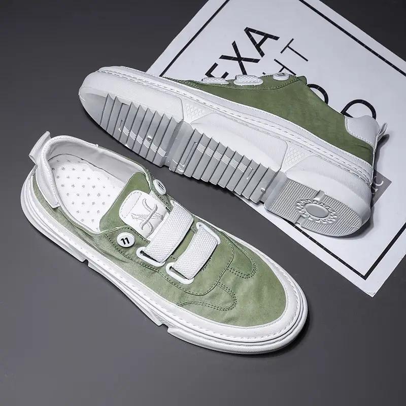 

Кроссовки из парусины мужские новые вулканизированные туфли для мужчин летняя брендовая обувь предложение тенденции 2024 года товары в корейском стиле походы 39