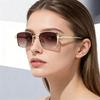 Small Square Sunglasses Men Women Vintage Metal Frame Sun Glasses Retro Black Shades Luxury Brand Designer Oculos De Sol UV400