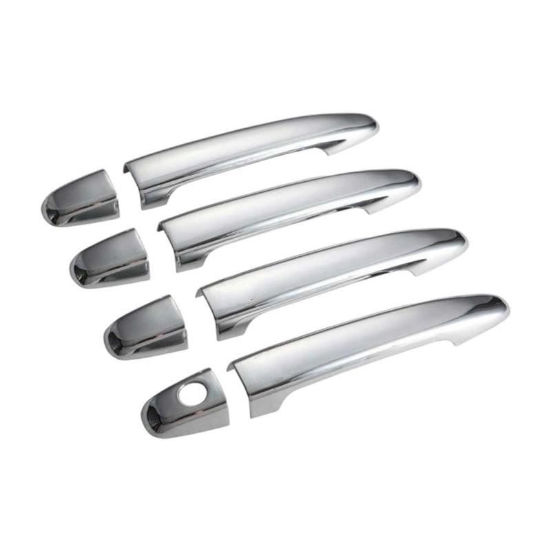 Car Decoration Door Handle Cover For Toyota Camry XV40 2007-2011 Silver Cars Accessories Exterior Styling Upgrade