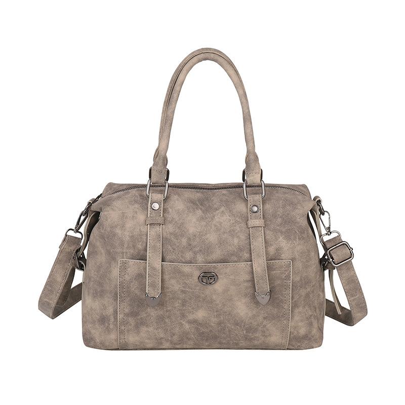 

Tote bag high sense commuter women 2025 large capacity shoulder messenger bag versatile fashion handbag 33*24*12CM хаки