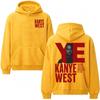 Rapper Kanye West Sweatshirts Telling Truth Is Crazy in A World Full of Lies Hoodies  Bodywarmer Casual Long Sleeve Hoodie