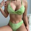 Trendy Back-Tie Drawstring Bikini Swimsuit