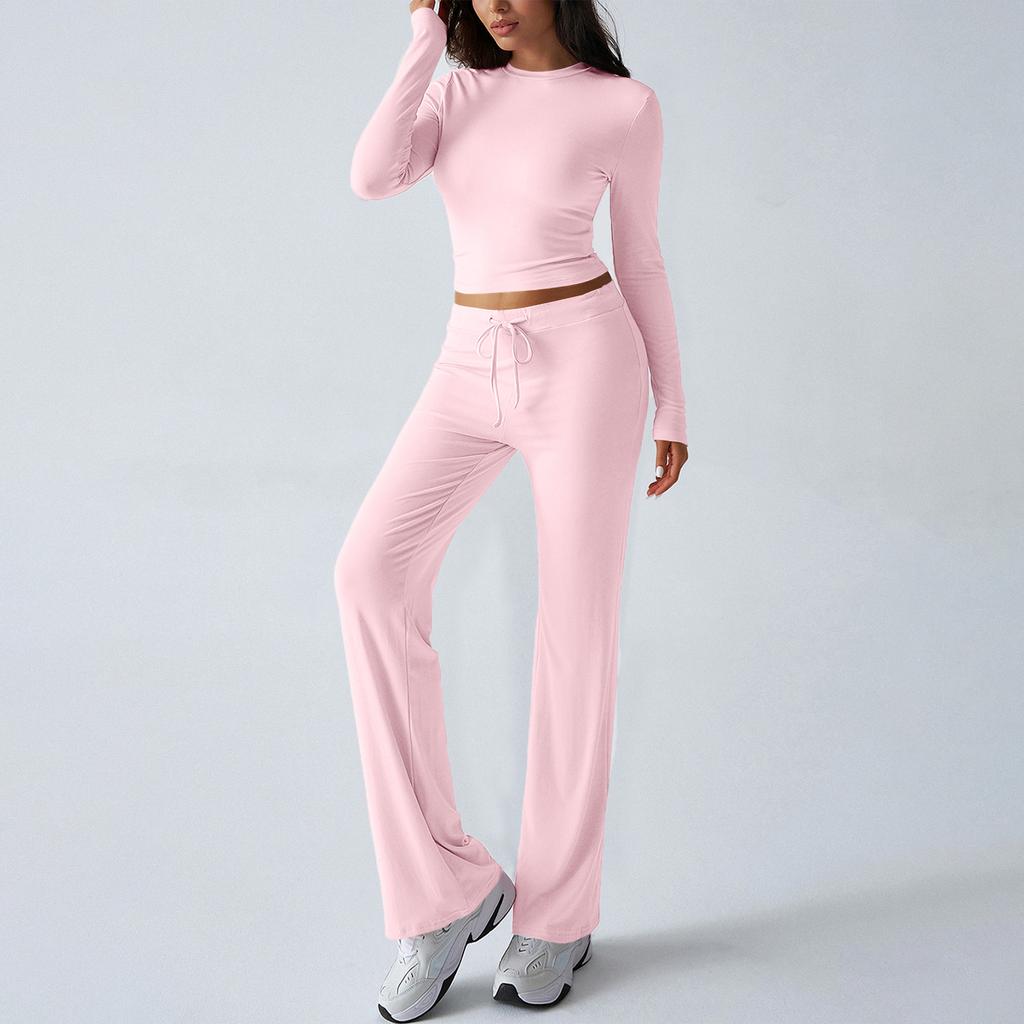 Two Piece Sets For Women Casual Loose Long Sleeve Shirts And High Waisted Drawstring Shorts Tracksuit Fall Outfits