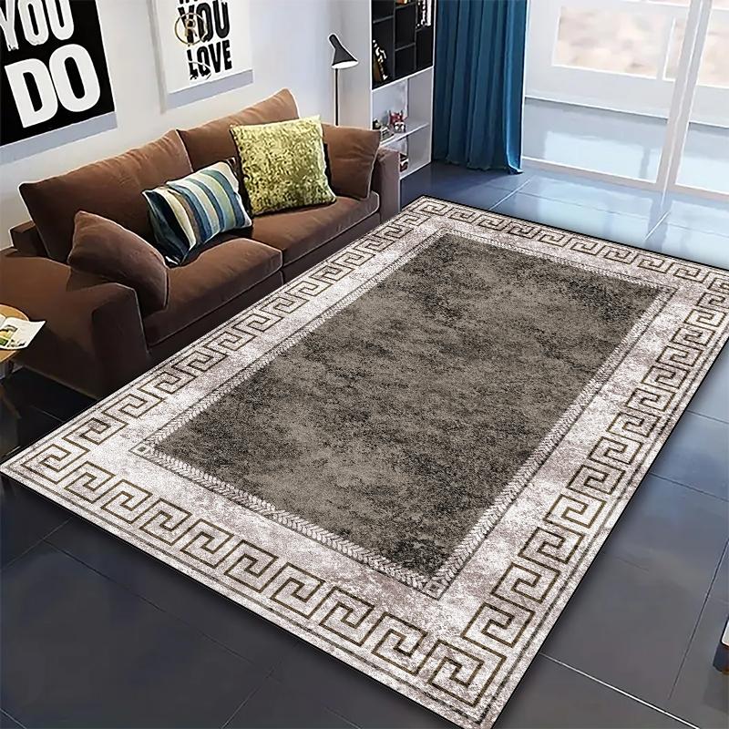 Tappeti Moderni di Lusso Grandi per Decorazione Soggiorno Tappeto Astratto Antiscivolo Tappeti per Camera da Letto Ingresso Tappetino Lavabile per Cucina