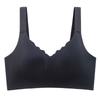 Ultra Thin Soft Support Jelly Bra for Women with Large Chest, Small and Seamless Without Steel Ring, Gathered and Supported Bra