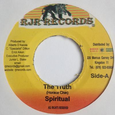 Disque 7 pouces SPIRITUAL - The Truth NONE RJR Records 2003 Jamaïque Reggae, Ska & Dub Occasion