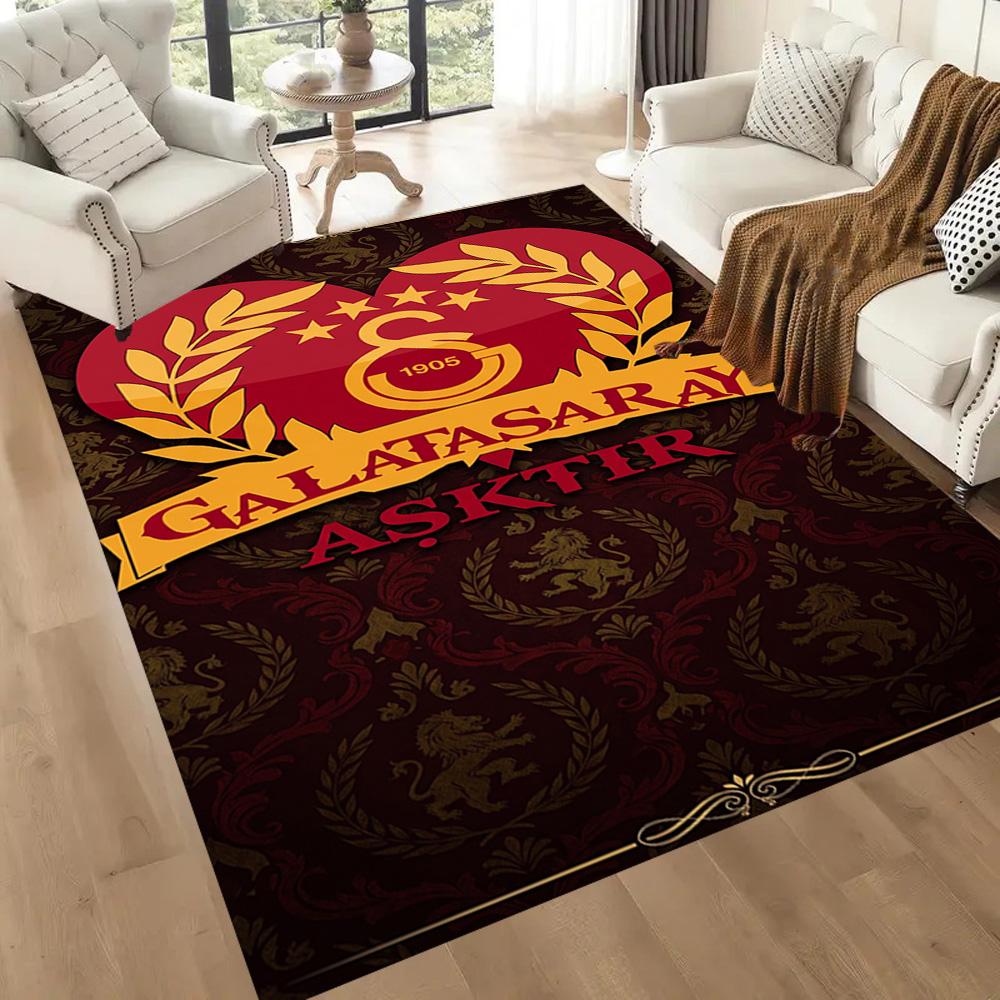 Galatasaray 95 Floor Mat Design for Foyer Game Room Balcony Hallway Anti-slip Rug Office home decor Perfect Gift for Women/Men