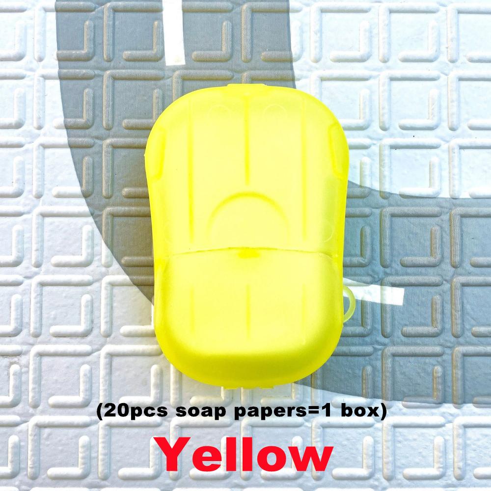 20/60/120/200Pcs New Portable Mini Disposable Soap Paper Travel Soap Paper Washing Hand Bath Clean Scented Slice Sheets Mini