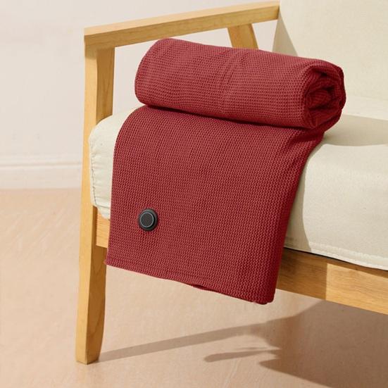 USB Powered Heating Shawl Cordless Electric Blanket Zippered Heating Scarf Winter Warm Wrap for Women Travel Office Home