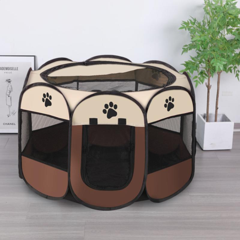 Pet Fence Pet Tent Oxford Buenclaw Foldable Dog Cage Dog Cat Delivery Room Kennel Cat Nest