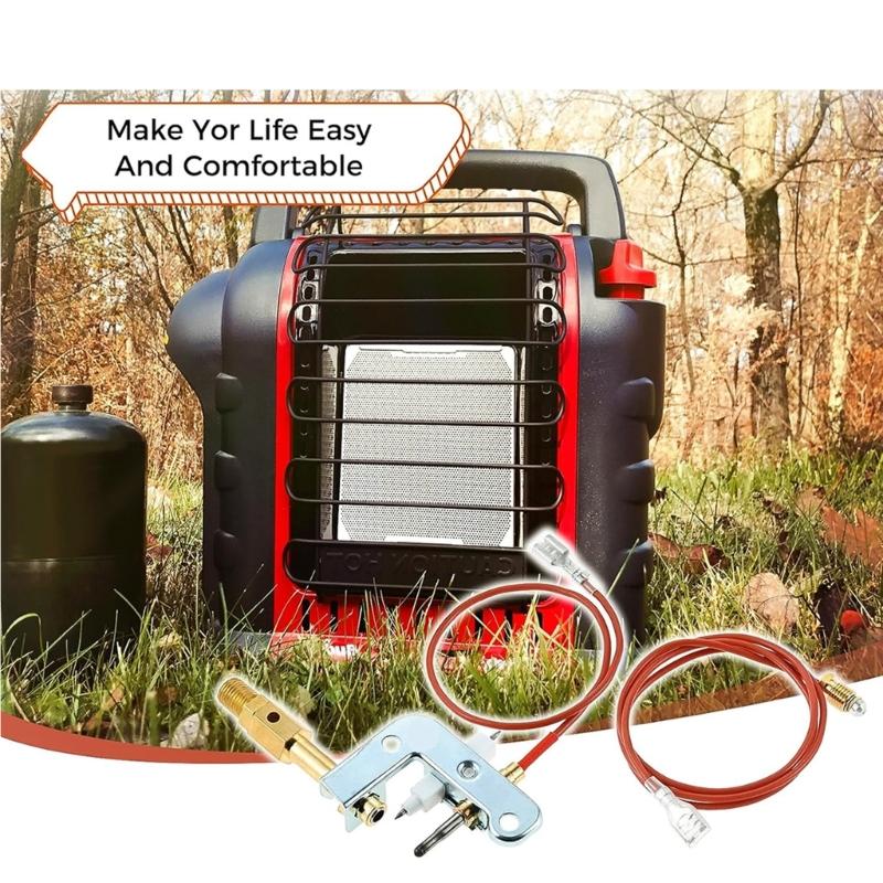 Quick Warmth Pilots Assembly F273401 73404 for Portable Propane Heaters Reduces Fuels Costs Perfect for Camping and Work