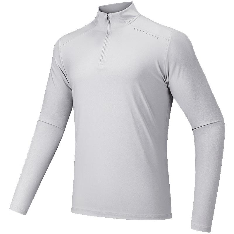 Anta Men s Zero Pressure Half-Zip Long-Sleeve T-Shirt 3XL