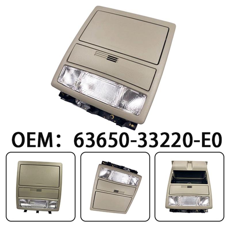 Durable-Car Roof Reading Light Assy 63650-33220-E0 Ceiling Lamp Glasses Case For Toyota Camry Land Cruiser Aurion 2007-2011