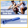 BULLSPANN Blue Universal M6x40 Bicycle Bolt Bike Headset Stem Bolt Bike Accessories Bicycle Replacement