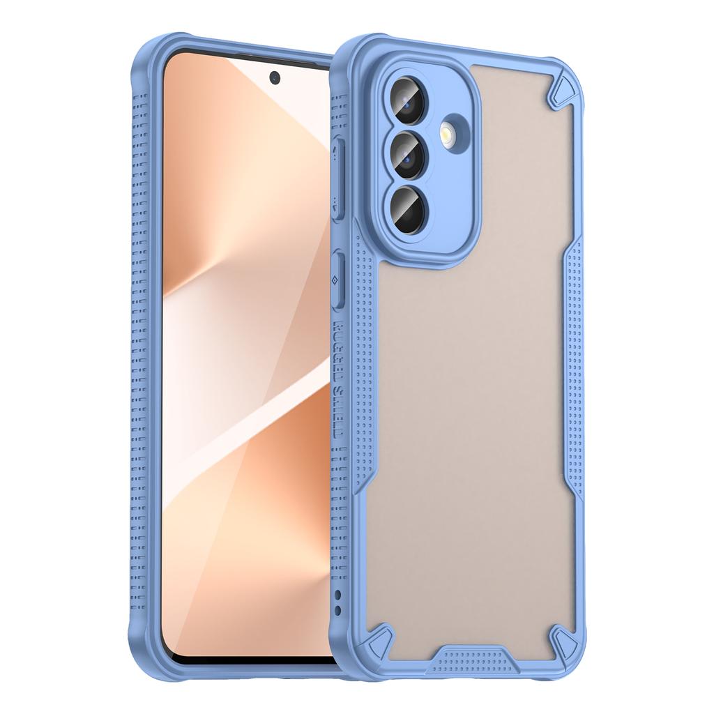 For Samsung Galaxy A57 5G Case PC + TPU Semi-Transparent Frosted Finish Protective Phone Cover