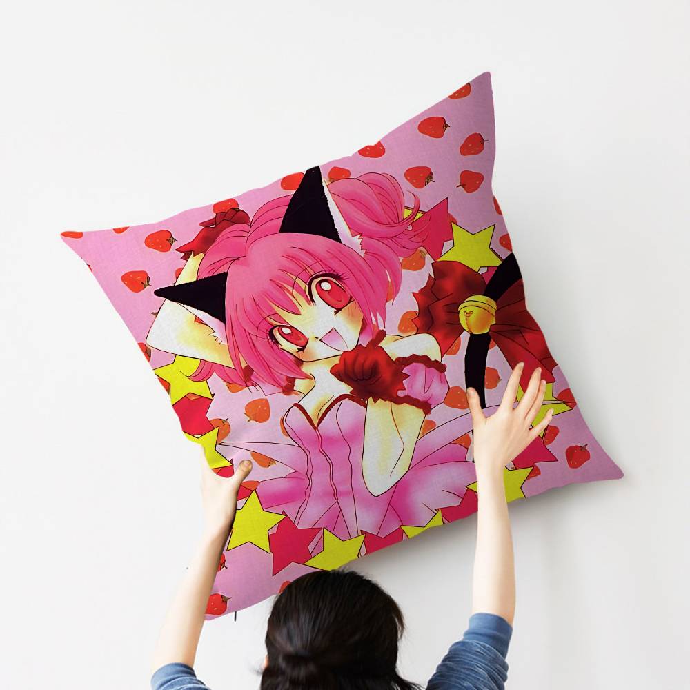 T-Tokyo Mew Mew Anime Pillowcases Home Bedding Decorative Pillow Cover Wedding Super Soft Pillow Case