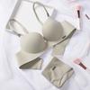Seamless French Style Girls Push Up Bra With Breathable Nylon For Comfort And Support
