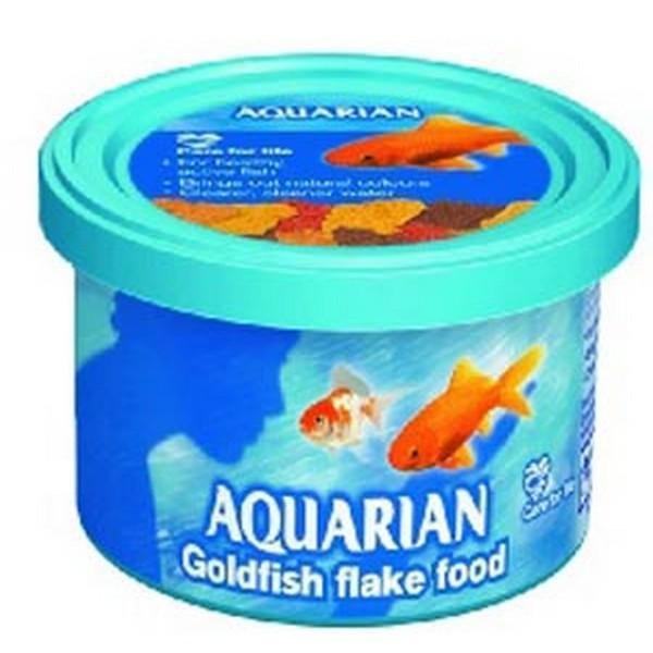 aquarian goldfish flake food