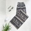 Elephant Pants Adjustable Elastic High Waistband Strap Loose Leg Unisex Man Women Print Thailand Casual Streetwear Beach Bohemian Retro Vintage