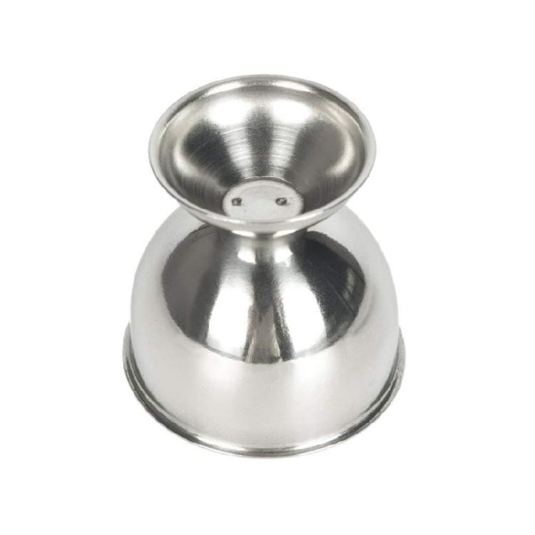 Eierbecher-Set 4 Stück Eierbecher für weich & hart gekochte Eier Edelstahl