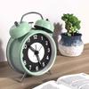 3 Inch Luminous Alarm Clock Students Children's Alarm Clock Strong Wake-Up for Elderly Silent with Night Light Battery Powered
