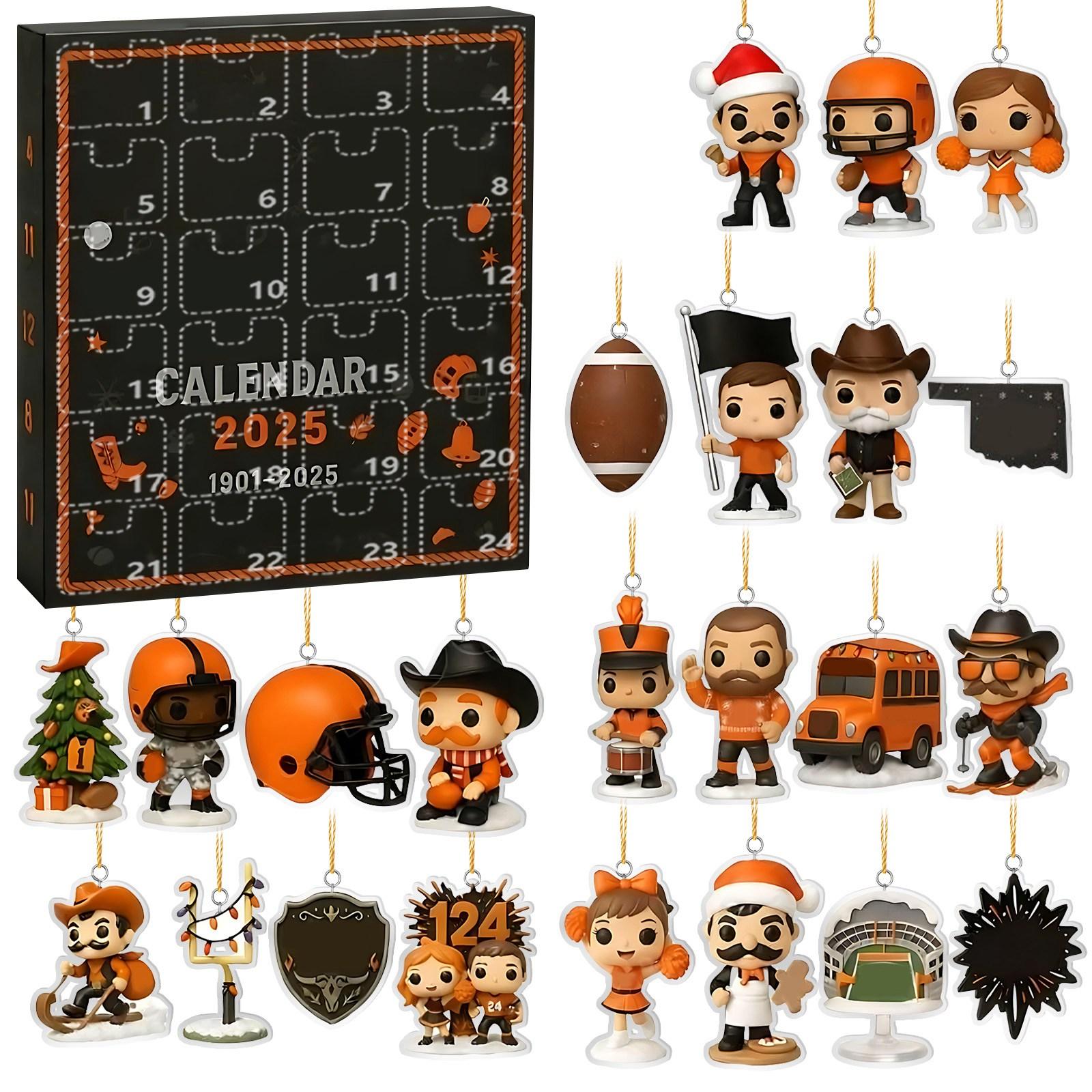 

2D Адвент-календарь включает 24 адвент-календаря, календарь обратного отсчета и коллекционные сюрпризы One Size