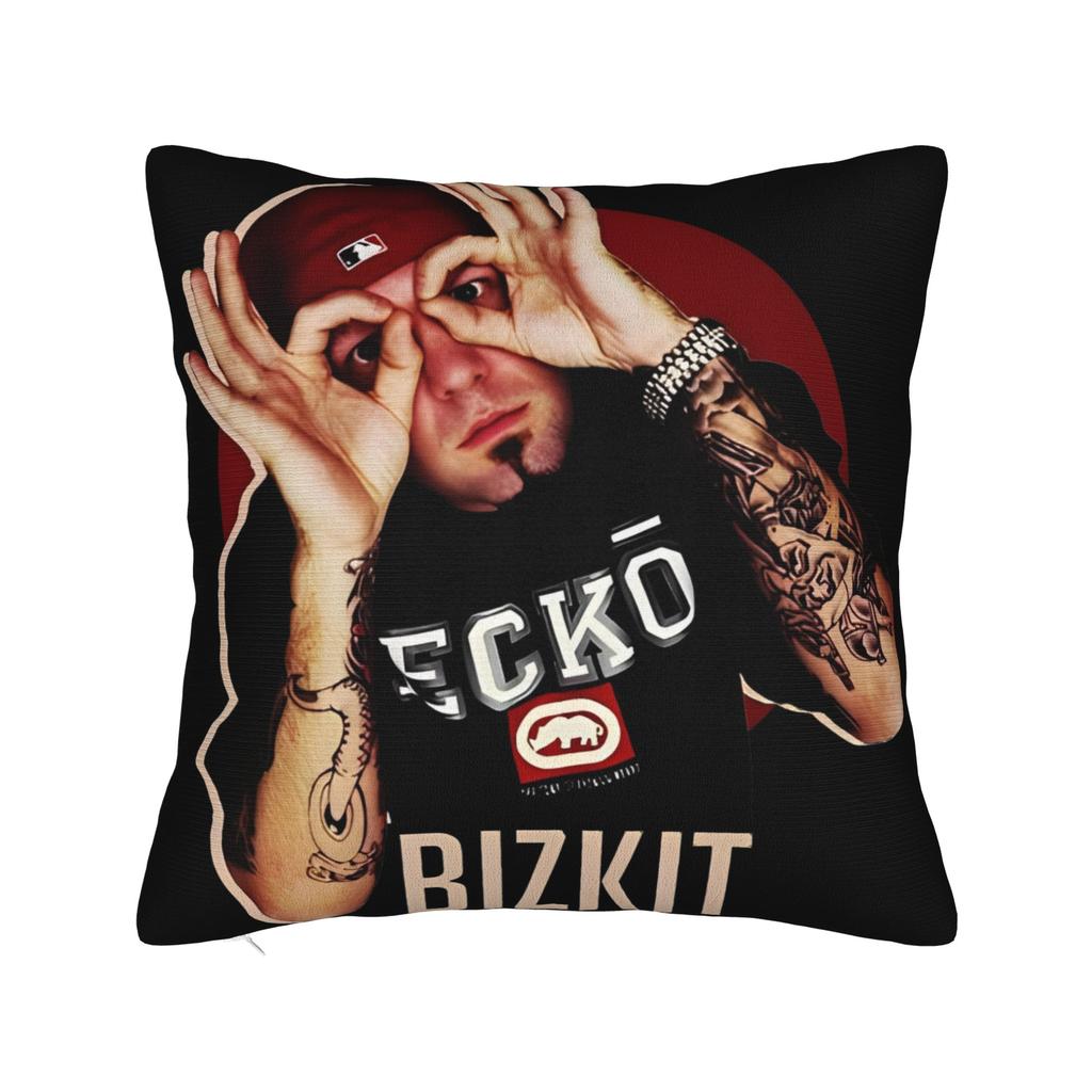 Rap Limp Bizkit Band Square Pillow Cases Rock Cushion Cover Custom Zipper Decor Throw Pillow Case Cover for Seat xcm