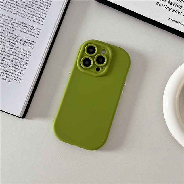 Per iPhone 14 15 16 Pro Max Colore Caramella Forma ad Arco Telaio Morbido in Silicone Custodia per Telefono Per iPhone X XR 11 12 13 Copertura Protettiva Lente