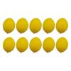 Pack Of 10 Realistic Artificial Lemon Simulation Lemon Fruit Decoration for Kitchen Basket Display Party Decoration