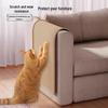 Wear-Resistant Sisal Cat Scratcher Mat - Lint-Free Wall Protector & Cat Claw Board