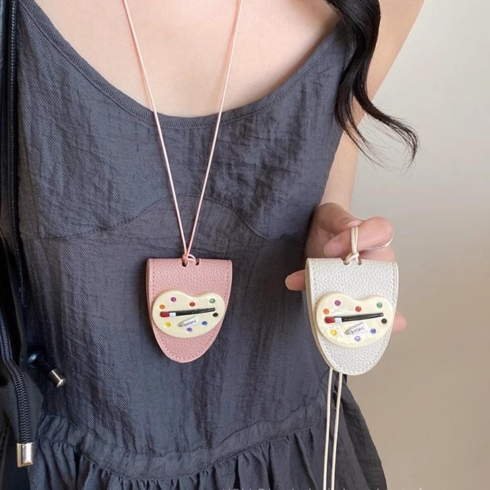 

Pendant Sunglasses Clip Neck Hanging Halter String Chain Creative Glasses Storage Necklace фіолетовий