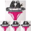 Chic And Sexy Women Swimwear Bathing Suit With Dotted Fringe And Stripe Design