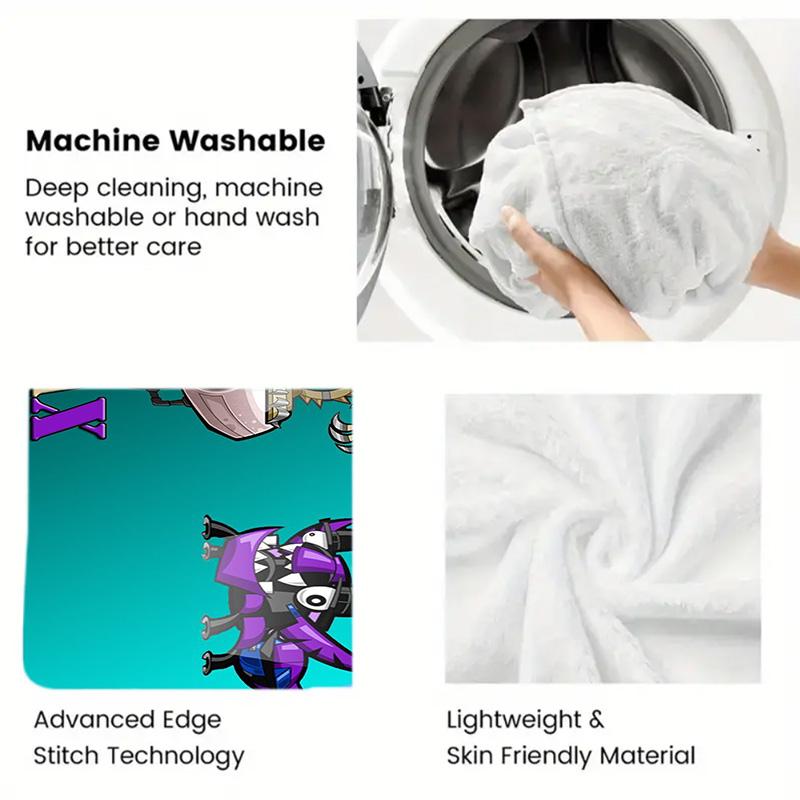 MIXELS 2D Flat Pattern Flannel Blanket High quality All Seasons Warmth and Comfort Perfect for Christmas Gifts.