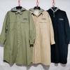 Export Japanese Tail Goods Cut Label Wash Water Hooded Profile Windbreaker Men's and Women's Same Multi-Pocket New Spring Coat Tide