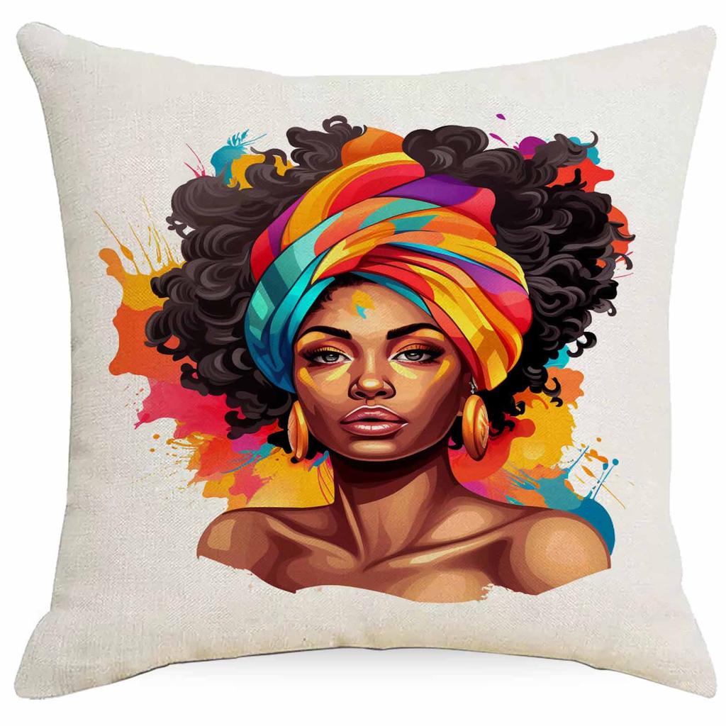 Neue Kissenhülle zum Frauentag Schwarz Sofakissen Kissenbezug