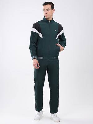 Mens Regular Fit Solid Tracksuit